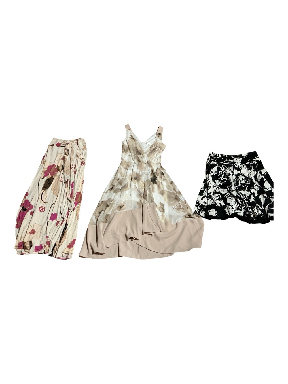 Ralph Lauren Beige Floral Maxi Skirt - Women's